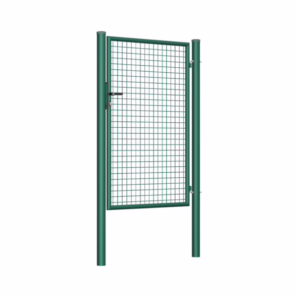 Bránka 1kr. ROUND ZnPVC 1000x1500mm, D75mm, zelená