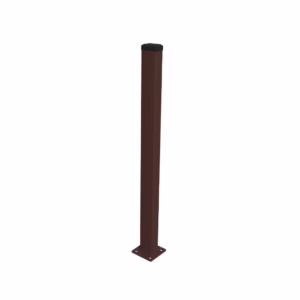Stĺpik 60x40mm s pätkou ZnPVC 1800mm hnedá
