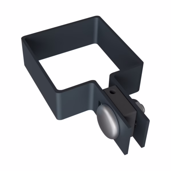 Objímka koncová na stĺpik ZnPVC 60x60mm antracit