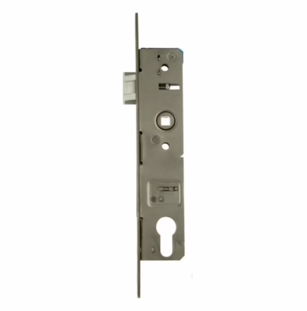 Zámok pre cylin.vložku do JP profilu 50x30mm predná lišta nerez