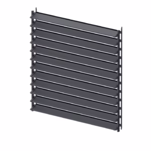 Set Antracitový pozinkovaný oceľový horizontálny naklápací systém 1,07 m s 1,2 m hliníkovou Antracitovou výplňou 20x95