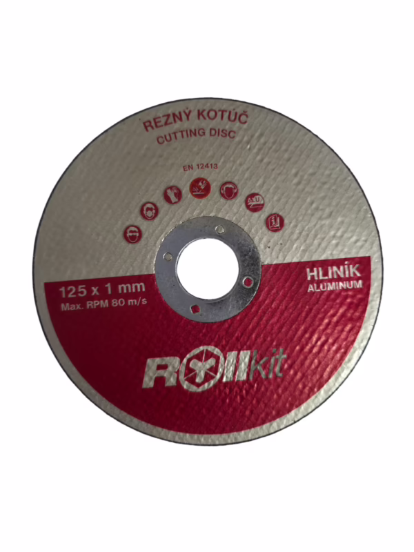 Rezný kotúč na hliník, D125, d22,23 , t1mm