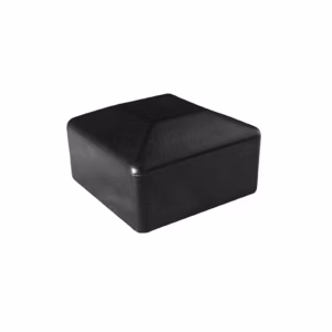 Čiapočka na stĺpik PVC 80x80mm čierna