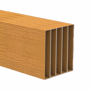 Hliníková plotová výplň 20x120x1,4 - 5x6,0m - drevo dekor SVETLÝ DUB W02